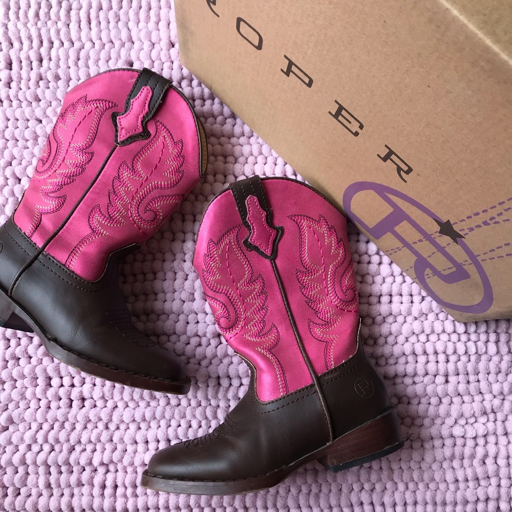 Roper faux leather boots